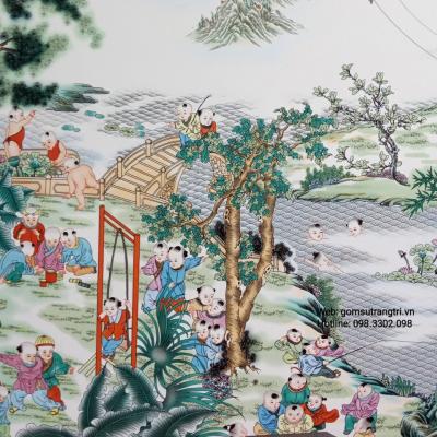 Tranh Sứ Bách Nhi Đồ